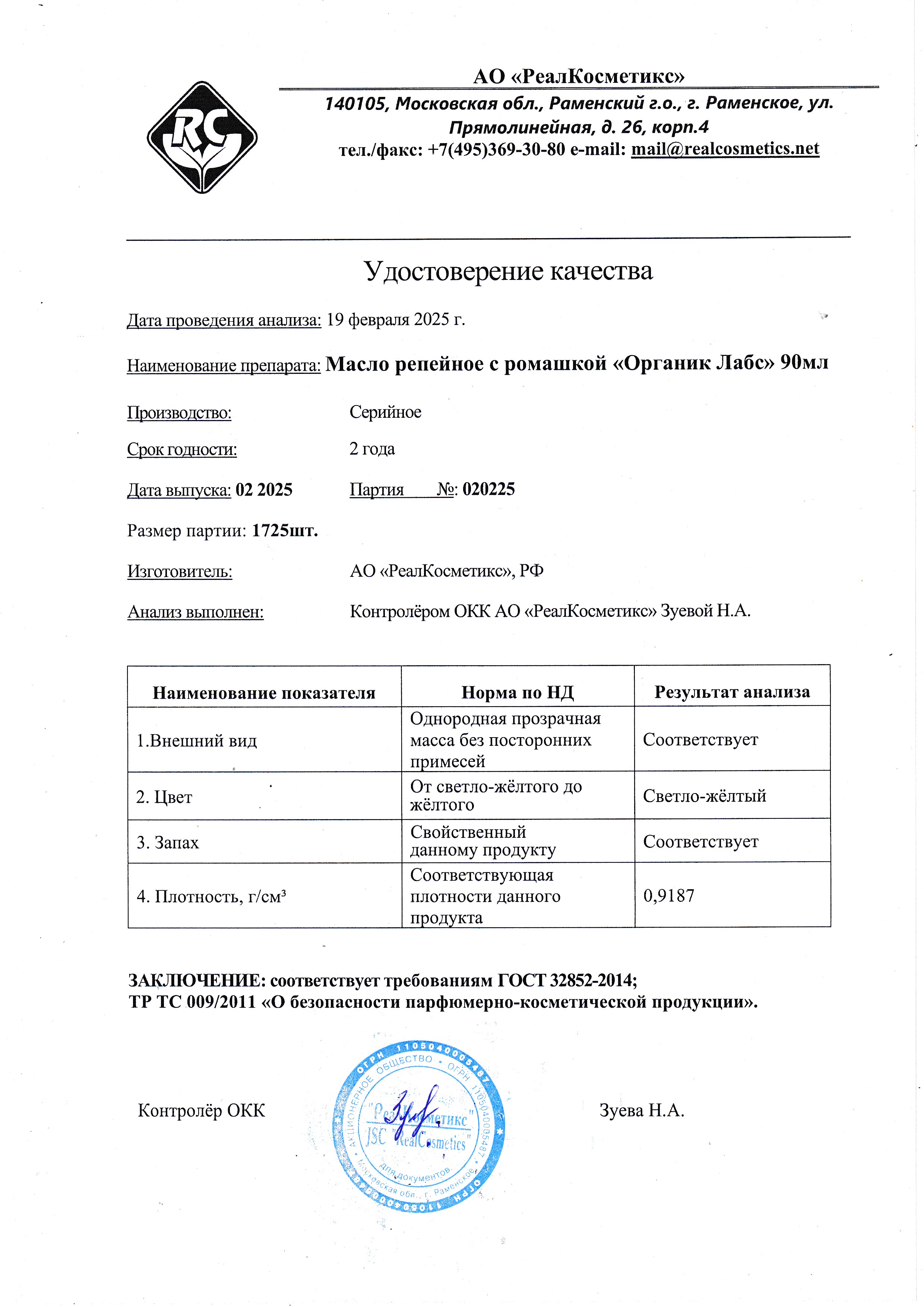 Паспорт №022025